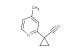 1-(4-methylpyridin-2-yl)cyclopropane-1-carbonitrile