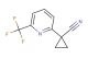 1-(6-(trifluoromethyl)pyridin-2-yl)cyclopropane-1-carbonitrile
