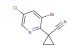 1-(3-bromo-5-chloropyridin-2-yl)cyclopropane-1-carbonitrile