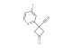 1-(4-fluoropyridin-2-yl)-3-oxocyclobutane-1-carbonitrile