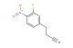 3-(3-fluoro-4-nitrophenyl)propanenitrile