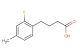 4-(2-fluoro-4-methylphenyl)butanoic acid