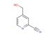 4-(hydroxymethyl)picolinonitrile