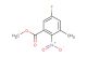 methyl 5-fluoro-3-methyl-2-nitrobenzoate