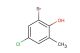 2-bromo-4-chloro-6-methylphenol