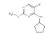 5-bromo-N-cyclopentyl-2-(methylthio)pyrimidin-4-amine