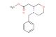 methyl 2-(4-benzylmorpholin-3-yl)acetate