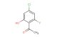 1-(4-chloro-2-fluoro-6-hydroxyphenyl)ethanone