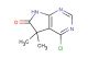 4-chloro-5,5-dimethyl-5H,6H,7H-pyrrolo[2,3-d]pyrimidin-6-one