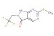 6-(methylthio)-2-(2,2,2-trifluoroethyl)-1H-pyrazolo[3,4-d]pyrimidin-3(2H)-one