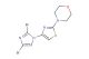 4-(4-(2,4-dibromo-1H-imidazol-1-yl)thiazol-2-yl)morpholine