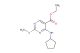 ethyl 4-(cyclopentylamino)-2-(methylthio)pyrimidine-5-carboxylate