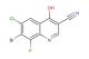 7-bromo-6-chloro-8-fluoro-4-hydroxyquinoline-3-carbonitrile