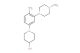 1-(4-amino-3-(4-methylpiperazin-1-yl)phenyl)piperidin-4-ol