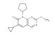 8-cyclopentyl-6-cyclopropyl-2-(methylthio)pyrido[2,3-d]pyrimidin-7(8H)-one