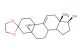 (5R,10R,13S,17S)-13-methyl-1,2,4,6,7,8,12,13,14,15,16,17-dodecahydrospiro[5,10-epoxycyclopenta[a]phenanthrene-3,2'-[1,3]dioxolan]-17-ol