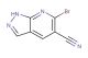 6-bromo-1H-pyrazolo[3,4-b]pyridine-5-carbonitrile