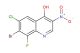 7-bromo-6-chloro-8-fluoro-3-nitroquinolin-4-ol