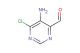 5-amino-6-chloropyrimidine-4-carbaldehyde