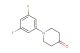 1-N-(3', 5'-difluorophenyl)-piperidin-4-one