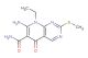 7-amino-8-ethyl-2-(methylthio)-5-oxo-5,8-dihydropyrido[2,3-d]pyrimidine-6-carboxamide