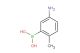 (5-amino-2-methylphenyl)boronic acid