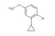 1-bromo-2-cyclopropyl-4-methoxybenzene