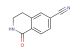 1-oxo-1,2,3,4-tetrahydroisoquinoline-6-carbonitrile