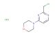 4-(2-(chloromethyl)pyrimidin-4-yl)morpholine hydrochloride