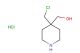 (4-(chloromethyl)piperidin-4-yl)methanol hydrochloride