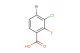 4-bromo-3-chloro-2-fluorobenzoic acid