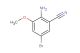 2-amino-5-bromo-3-methoxybenzonitrile