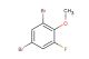 1,5-dibromo-3-fluoro-2-methoxybenzene