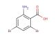 2-amino-4,6-dibromobenzoic acid