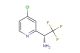 (R)-1-(4-chloropyridin-2-yl)-2,2,2-trifluoroethan-1-amine