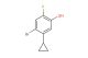 4-bromo-5-cyclopropyl-2-fluorophenol