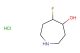 5-fluoroazepan-4-ol hydrochloride