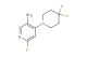 4-(4,4-difluoropiperidin-1-yl)-6-fluoropyridin-3-amine