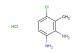 4-chloro-3-methylbenzene-1,2-diamine hydrochloride