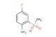 4-fluoro-2-(methylsulfonyl)aniline
