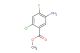 2-fluoro-4-chloro-5-methoxycarbonylaniline