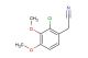 2-(2-chloro-3,4-dimethoxyphenyl)acetonitrile