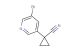 1-(5-bromopyridin-3-yl)cyclopropane-1-carbonitrile