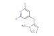 2,6-dichloro-4-((4-methyl-4H-1,2,4-triazol-3-yl)methyl)pyridine