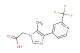 2-(5-methyl-4-(2-(trifluoromethyl)pyridin-4-yl)-1H-imidazol-1-yl)acetic acid