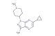 6-cyclopropyl-1-(1-methylpiperidin-4-yl)-1H-pyrazolo[3,4-b]pyrazin-3-amine