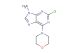 4-(2-chloro-9-methyl-9H-purin-6-yl)morpholine