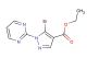 ethyl 5-bromo-1-(pyrimidin-2-yl)-1H-pyrazole-4-carboxylate