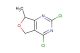 2,4-dichloro-7-methyl-5,7-dihydrofuro[3,4-d]pyrimidine
