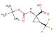 (1S,2S)-1-((tert-butoxycarbonyl)amino)-2-(trifluoromethyl)cyclopropane-1-carboxylic acid